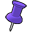purple-pushpin